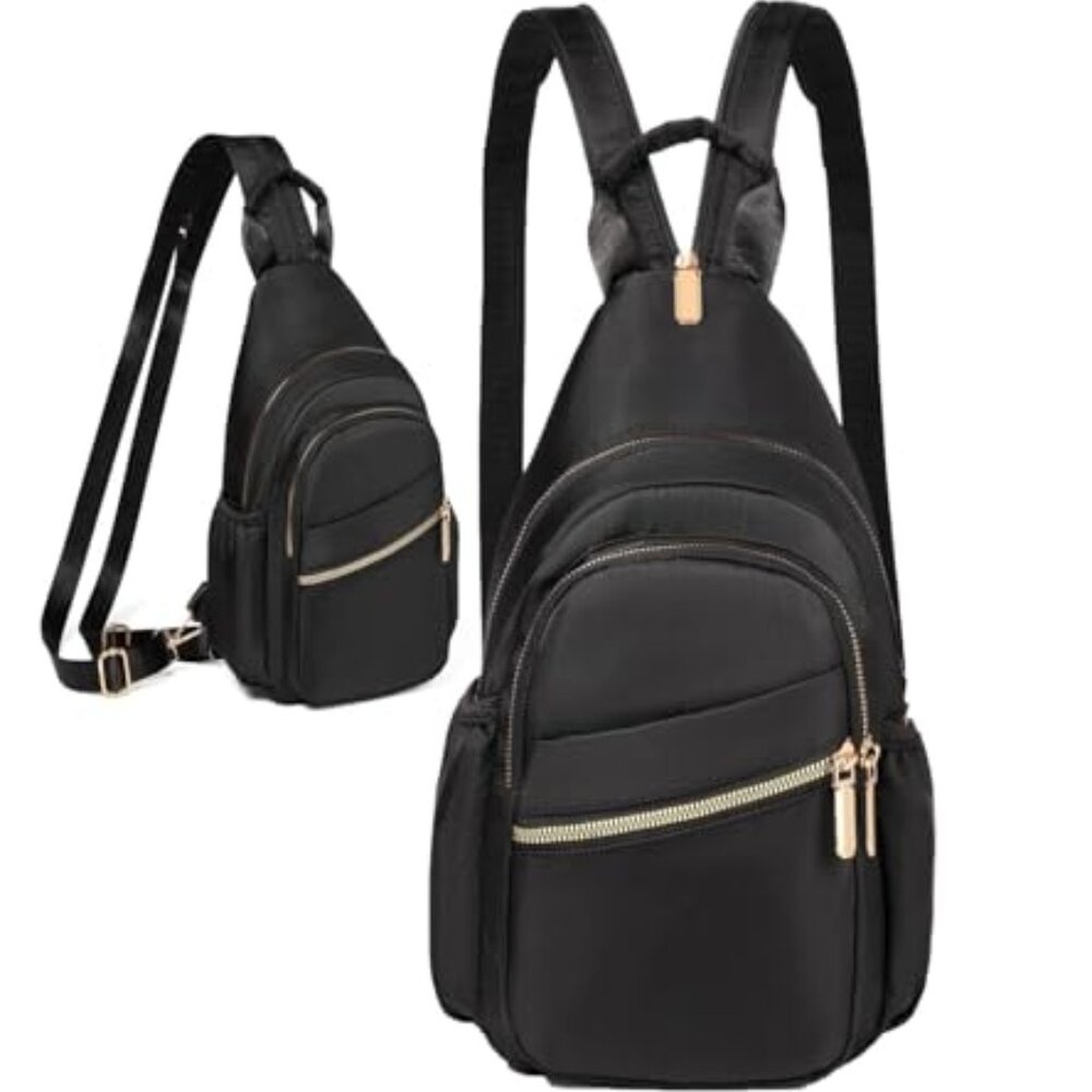 Small Crossbody Sling Bag for Women, Mini Backpack Sling Backpack Convertible